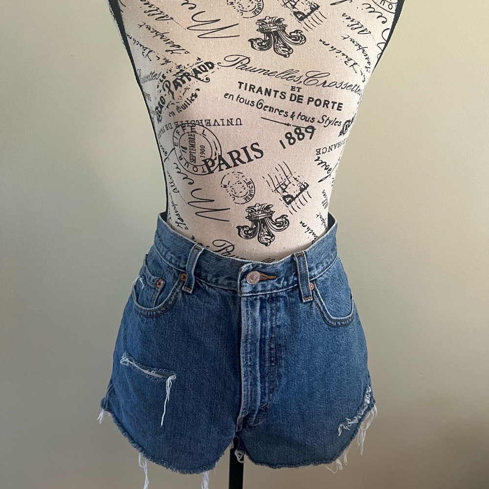 Levi's Blue Jean Shorts for Women